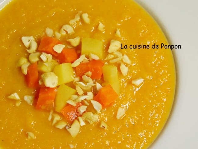 Soupe panais carotte et céleri rave