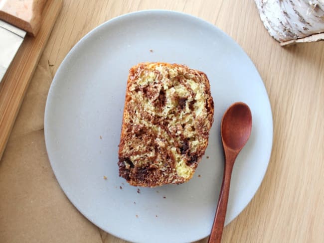 Brioche chocolat et vanille