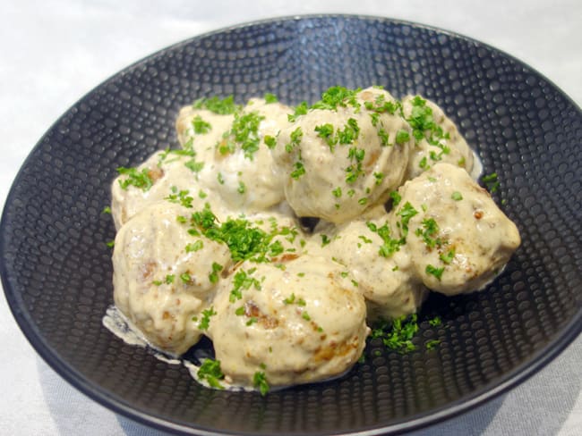 Boulettes à la suédoise au poulet et au porc