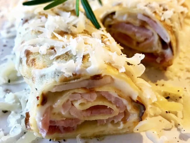 Crêpes au jambon et au comté