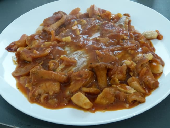 Escalopes de veau aux champignons