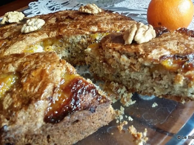 Gâteau aux noix et à l’orange