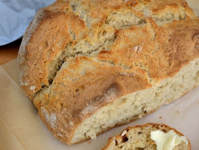 Irish soda bread (pain express)