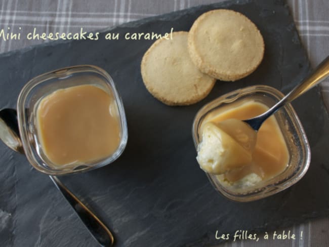 Mini cheesecakes au caramel au beurre salé