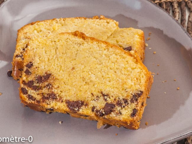 Gâteau du matin à la polenta et au chocolat