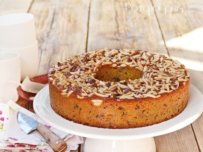 Gâteau agrumes et fruits secs