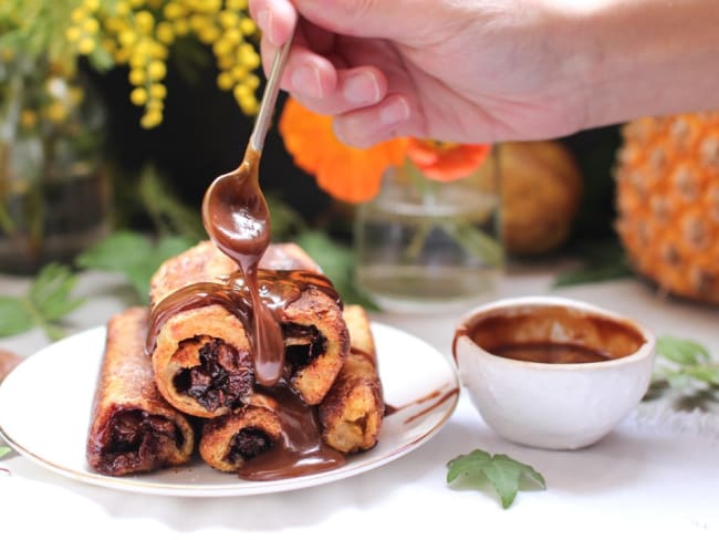 Pain perdu roulé mangue-choco-coco