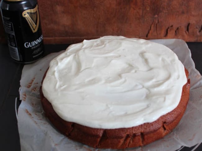 Gâteau au chocolat et à la Guinness