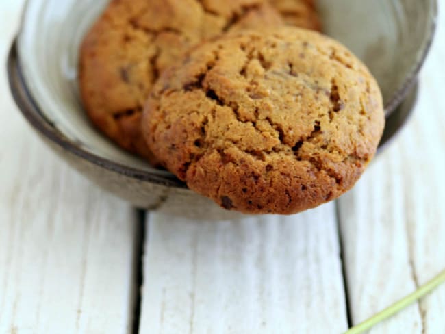 Cookies au chocolat noir IG bas