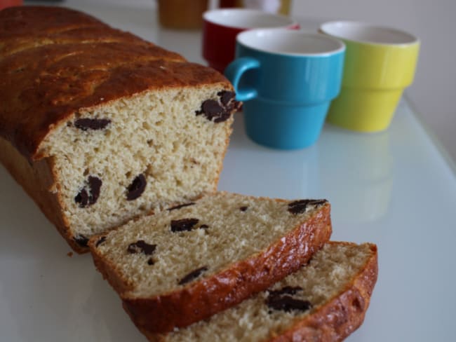 Brioche au lait de coco, miel et chocolat