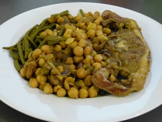 Tajine d'agneau au gingembre, miel et piment