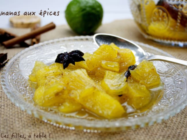 Ananas aux épices