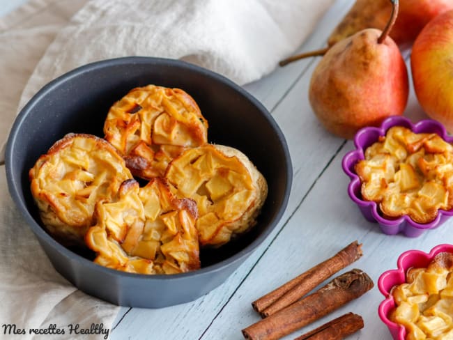 Petit flan à la pomme facile et rapide sans lait