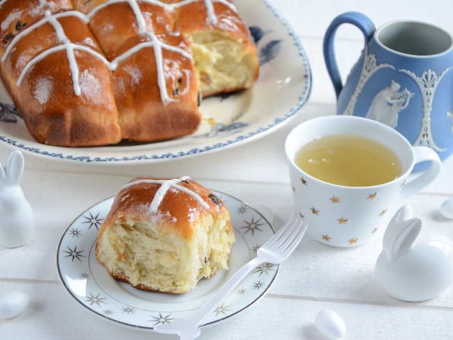 Hot cross buns : des petites brioches de Pâques