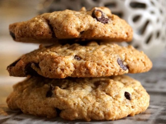 Cookies healthy au son d'avoine et pépites de chocolat