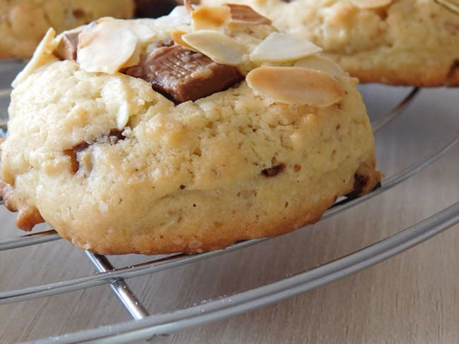 Cookies chocolat au lait et amande