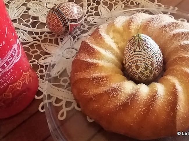 Babka de Pâques au citron