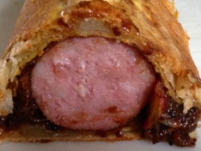 Saucisse de Morteau en croûte