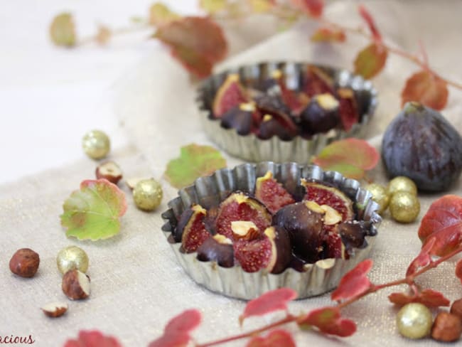 Figues rôties au sirop d'agave et à la noisette : un beau dessert vegan