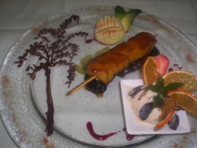 Brochettes d'Ananas Gourmands