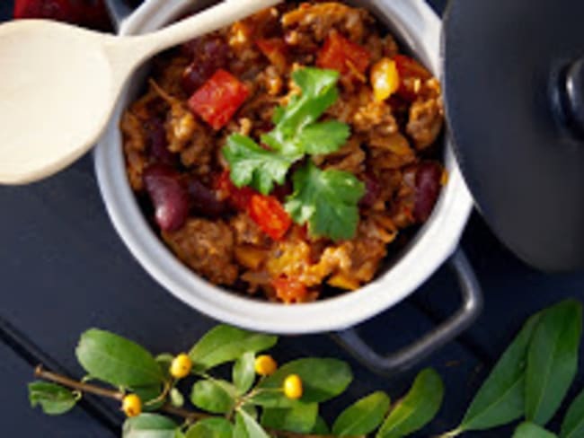 Chili con carne facile et rapide