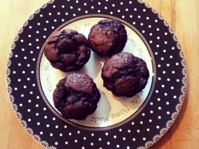 Muffins chocolat courgette