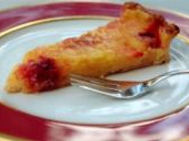 Tarte citron framboises