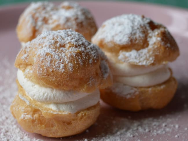 Délicieux choux à la Crème Fouettée au Sirop d'Erable