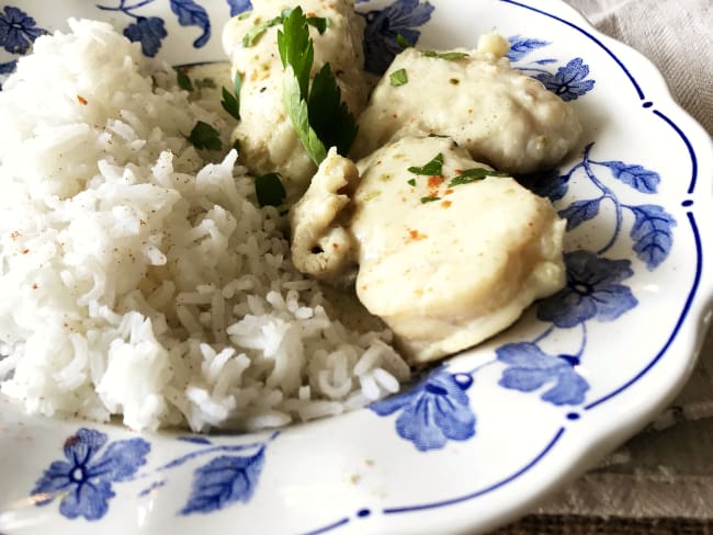 Cocotte de lotte au curry vert thaïe