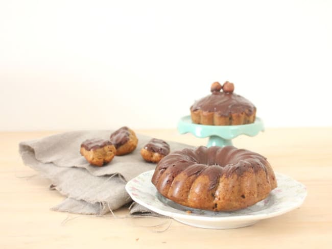 Mini cakes vegan bananes, chocolat et noisettes