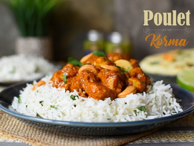 Poulet korma indien