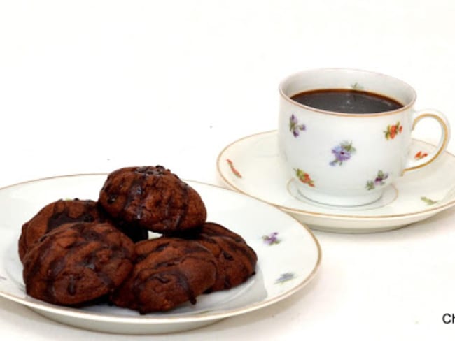 Cookies au Chocolat mentholé de Nigella..