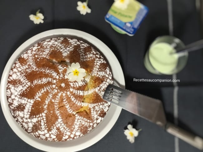 Gâteau à la crème Danette pistache