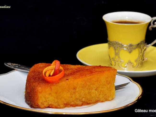 Gâteau moelleux à l'orange.