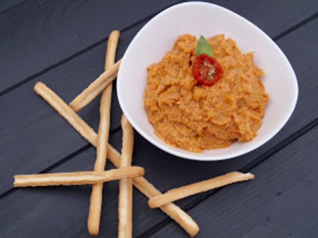 Tartinade d'artichaut aux tomates confites