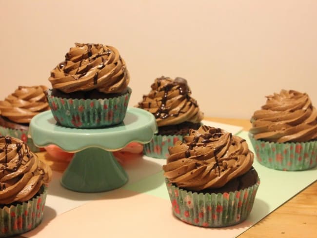 Cupcakes menthe et chocolat