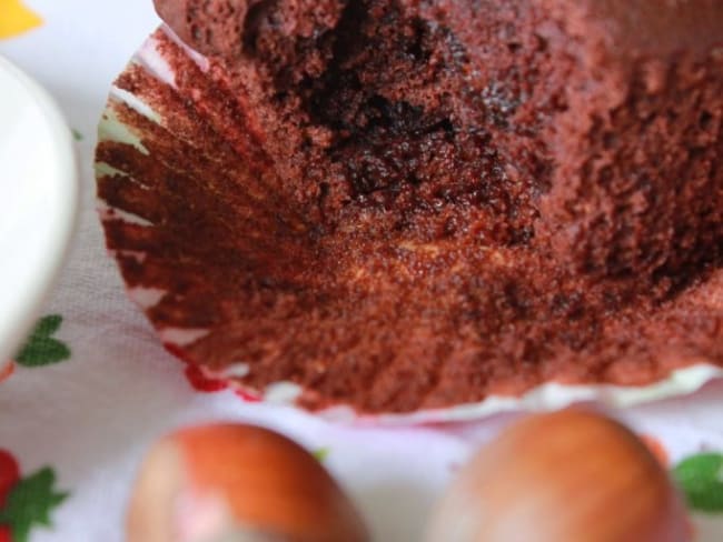 Muffins chocolat et noisette