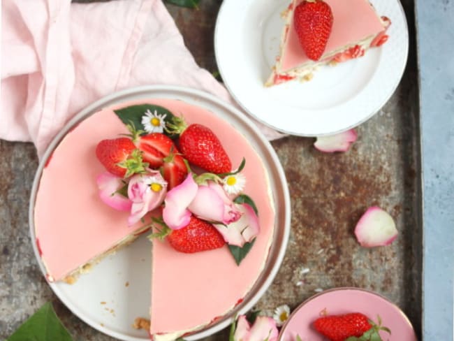 Fraisier vegan