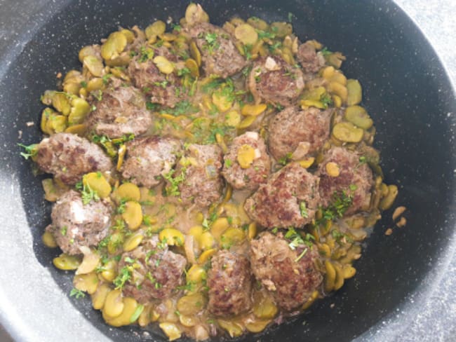 Boulettes de boeuf aux fèves et au citron d’Ottolenghi 