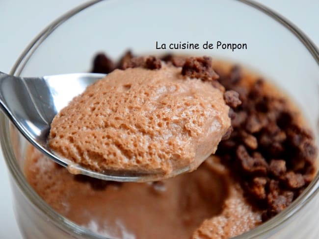 Crème à la pâte à tartiner au chocolat 