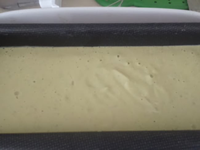 Terrine de courgettes au basilic, crème soja