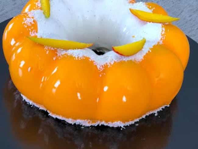 Entremets exotique mangue passion