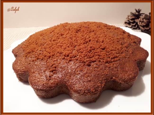 Gâteau aux spéculoos