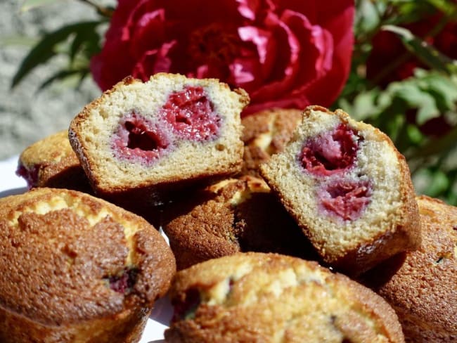 Muffins aux framboises