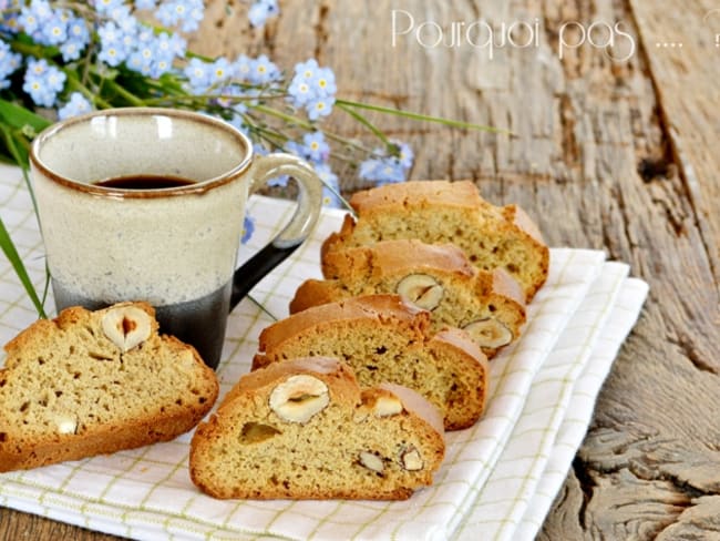 Cantucci à la farine de châtaignes et noisettes