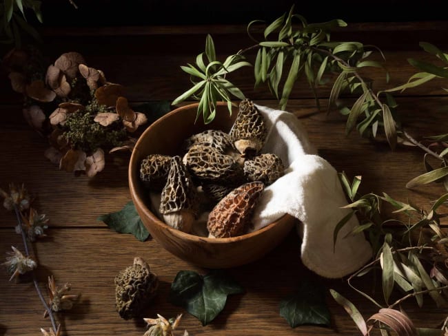 Risotto aux morilles et au vin jaune