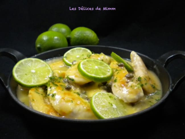 Aiguillettes de poulet au citron vert