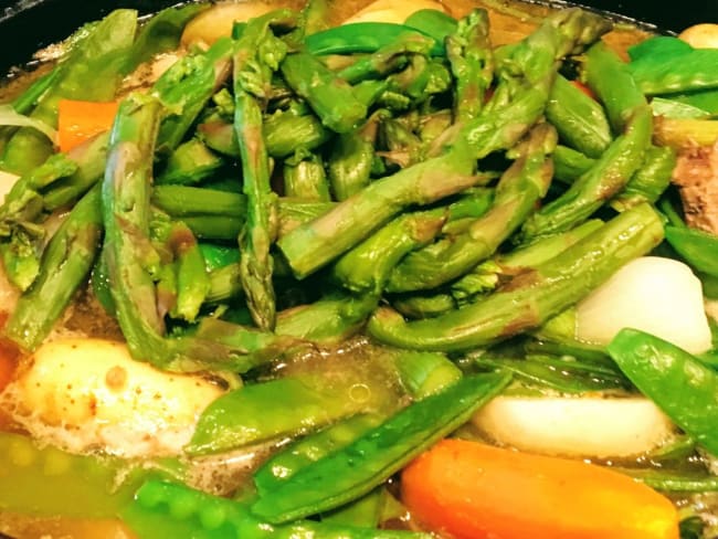 Navarin d’agneau aux légumes de printemps