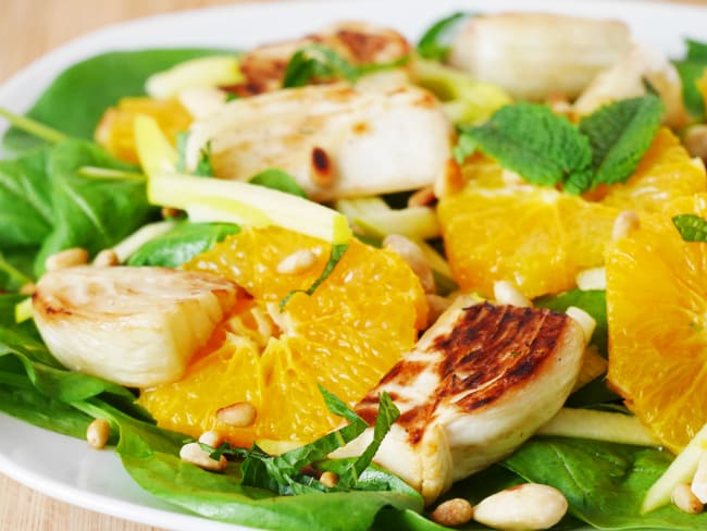 Salade de fenouil à l'orange et à la pomme