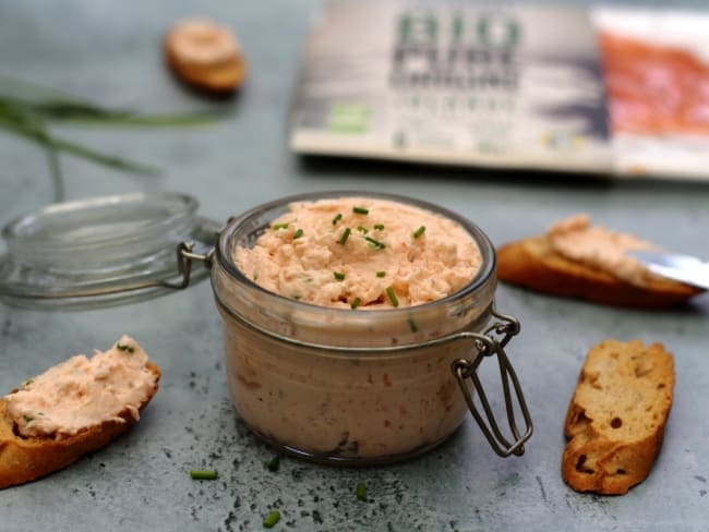 Rillettes de saumon fumé